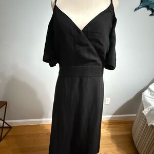 Ann Taylor Black Midi Dress NWT 12